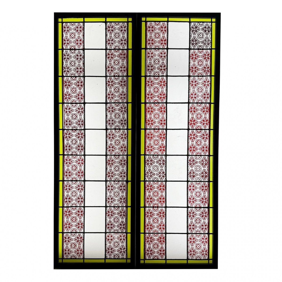 Vitrail Vitraux Aux Motifs  (159 X 102 Cm)