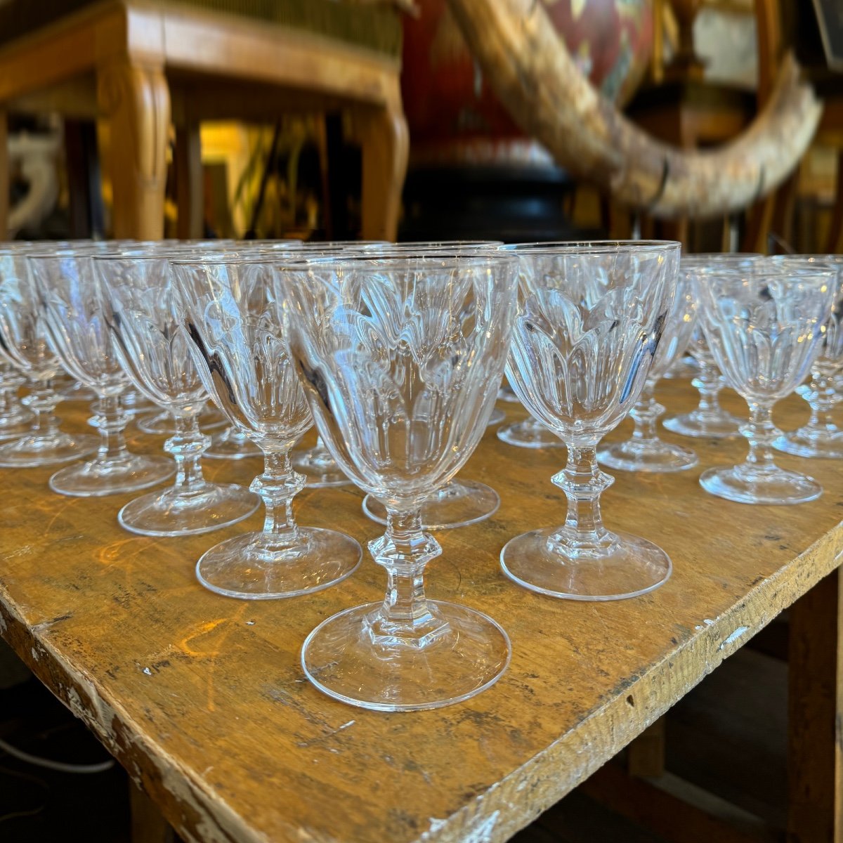 Verres En Cristal Val Saint Lambert