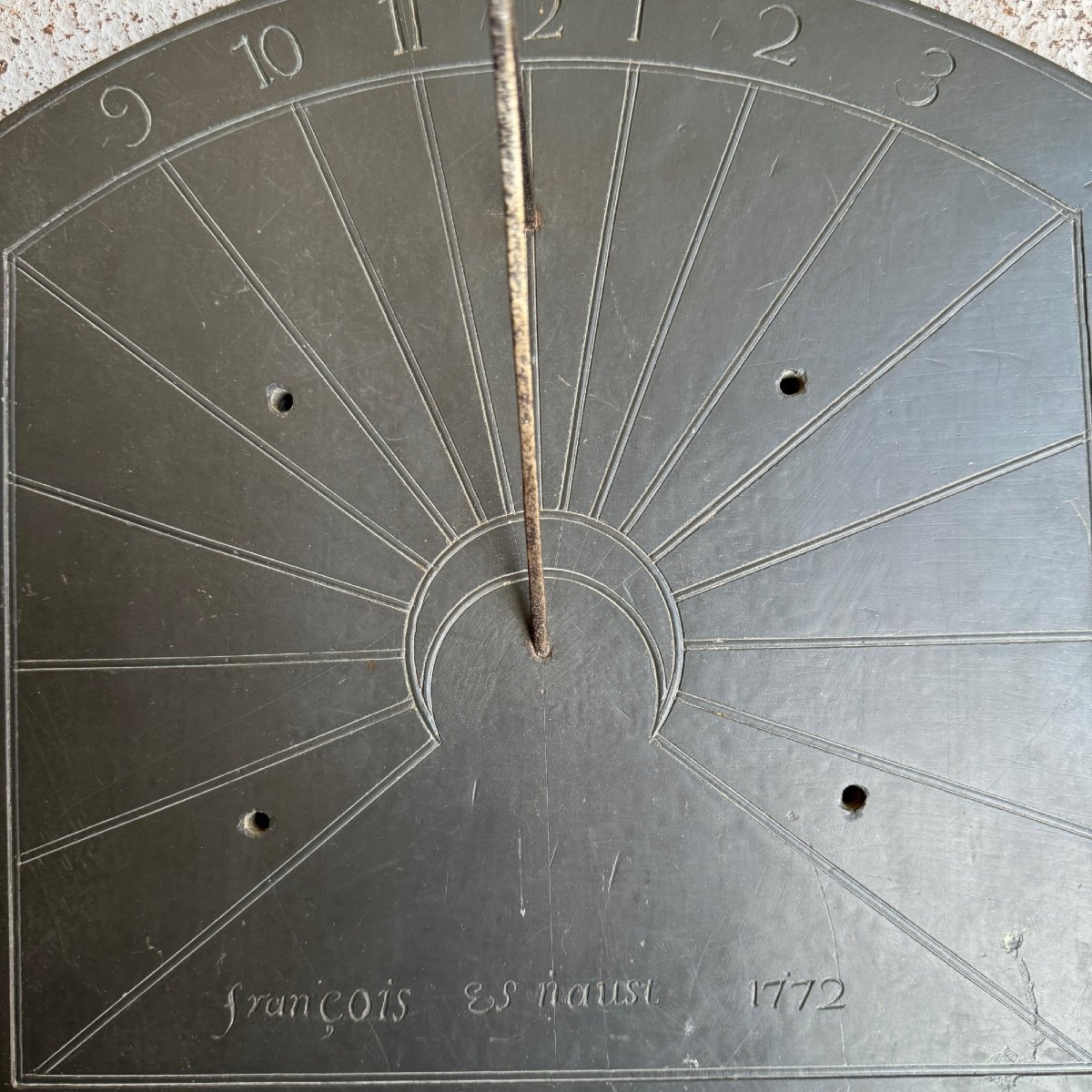 18th Century Slate Sundial-photo-2