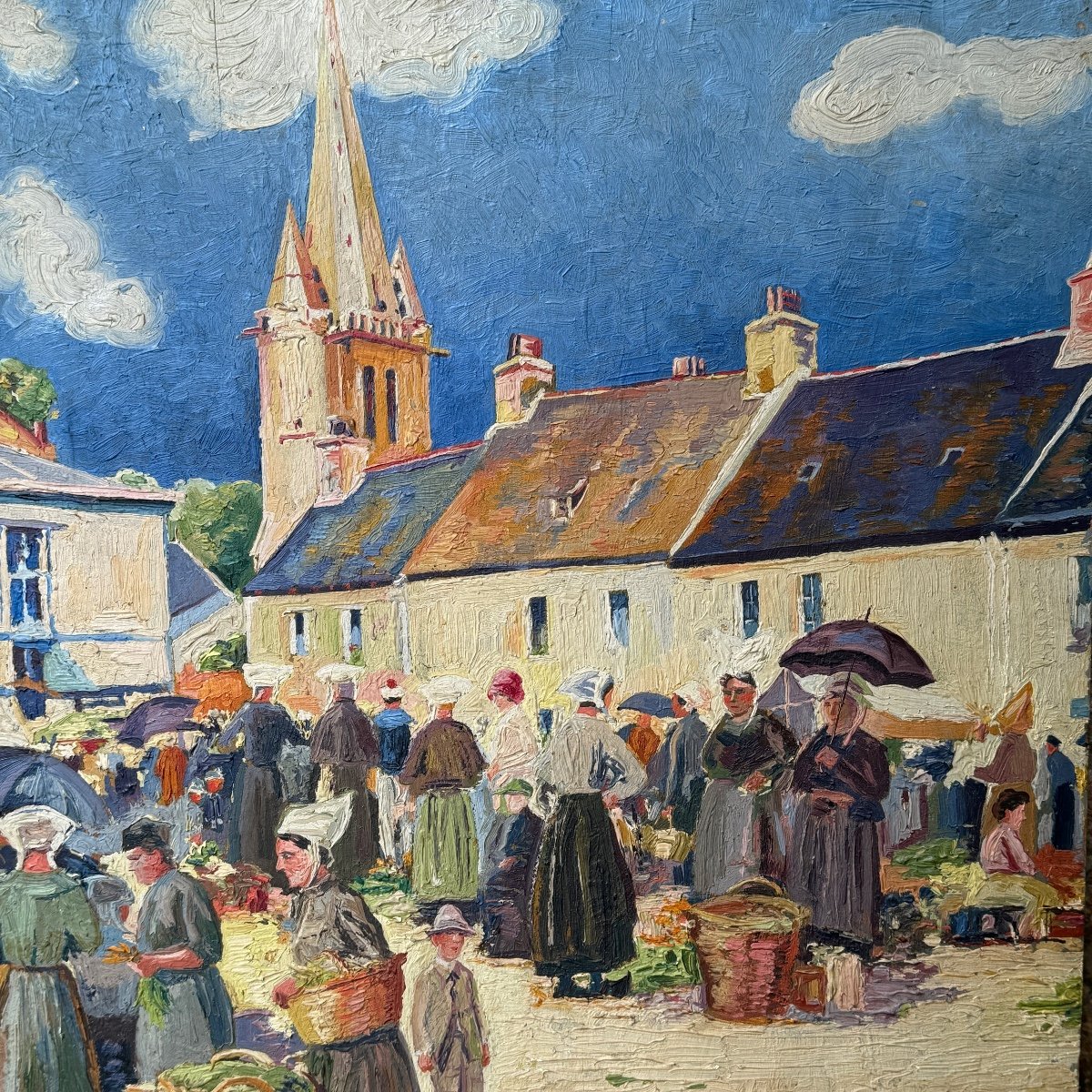 Marché De Paimpol Signé Desains-photo-2