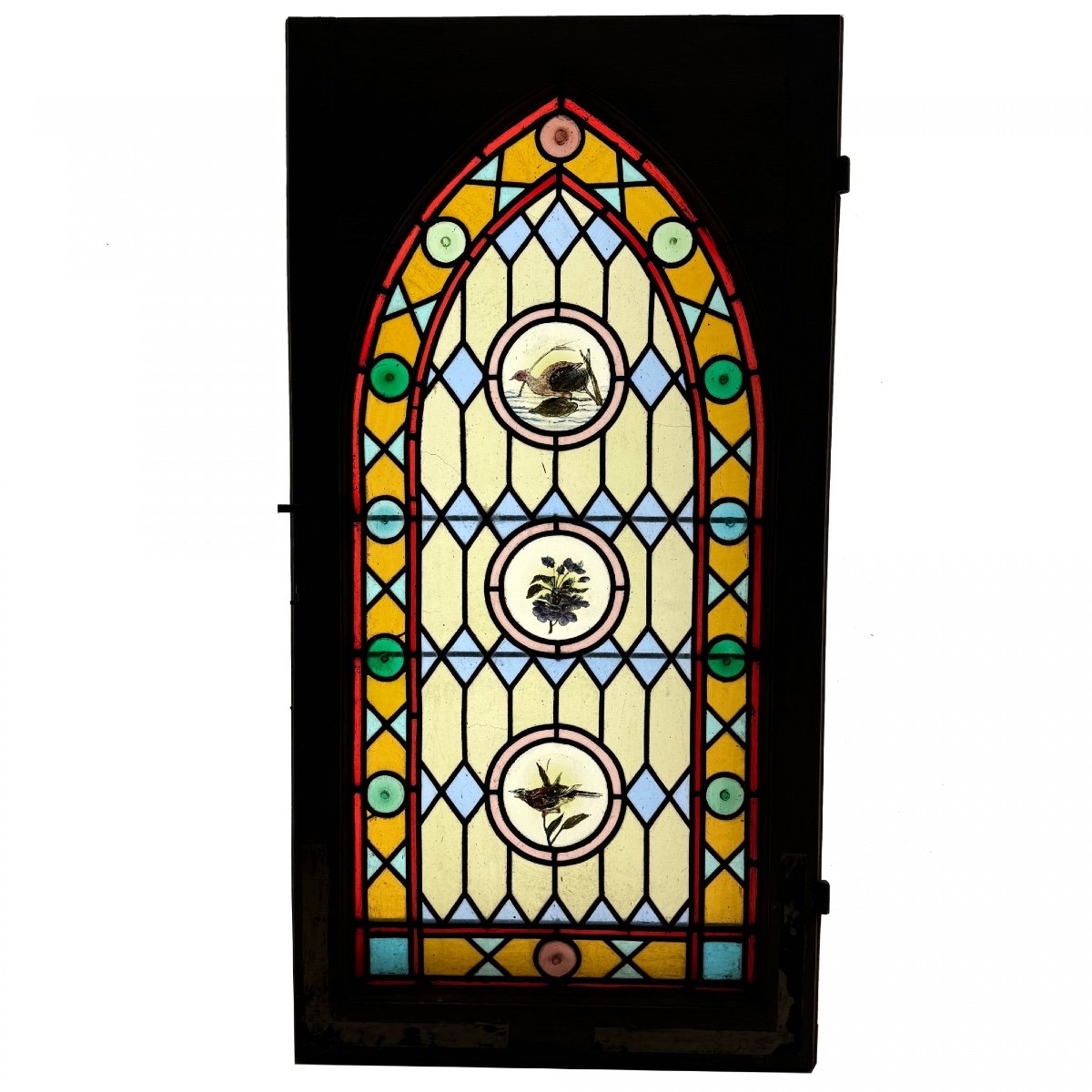 Stained Glass Window Ogive 1 (108 X 56 Cm)