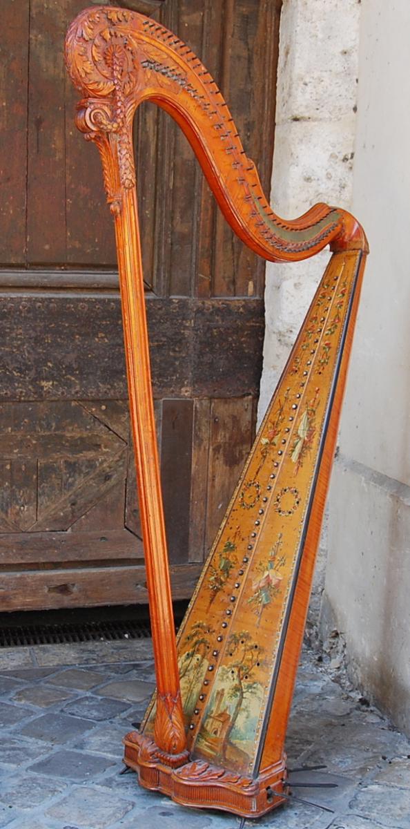 Proantic: Harpe XVIIIème Siècle de Holtzman à Paris