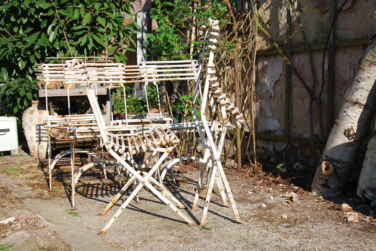 6 Chaises Pliante d'Arras-photo-4