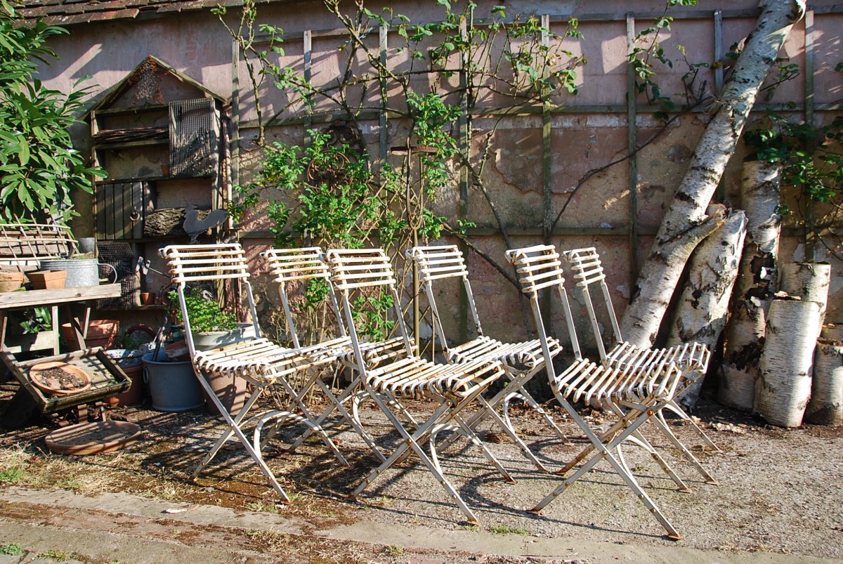 6 Chaises Pliante d'Arras