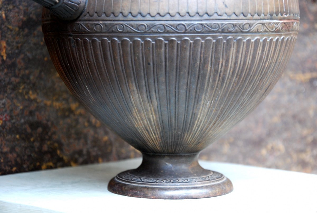 Art Union Of London Neoclassical Cast Iron Vase 1855-photo-1