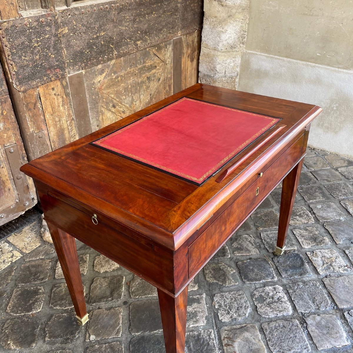 Table Dite à La Tronchin Directoire Period Late 18th Century-photo-2