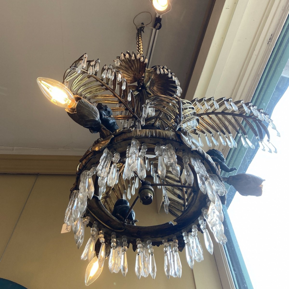 Napoleon III Palm Tree Chandelier-photo-4