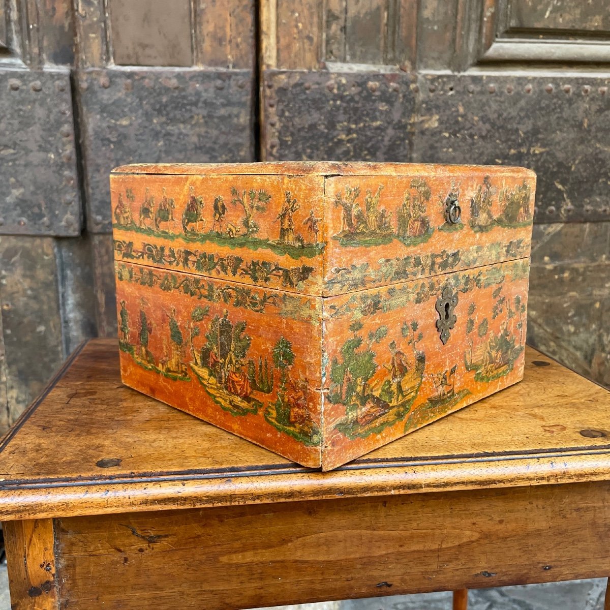 18th Century Italian Arte Povera Box