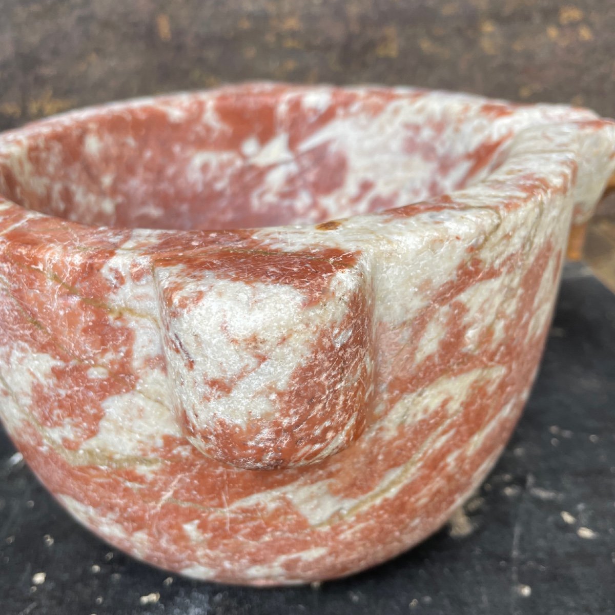 17th Century Marble Mortar-photo-4