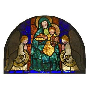 Stained Glass Signed Decorchemont (1880-1971)