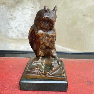 Hibou En Bronze