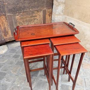 Nesting Tables Stamped Louis Majorelle 