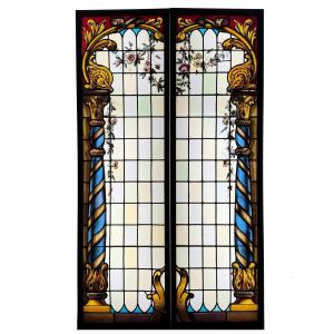 Stained Glass Architectural Stained Glass (h174cm L102cm)