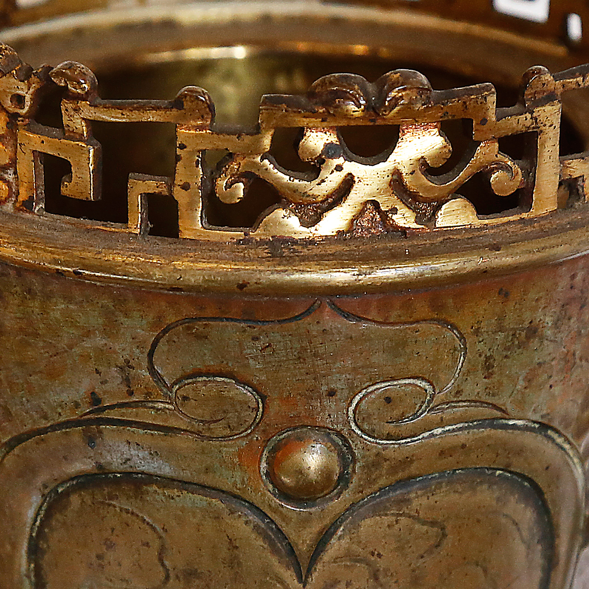 Paire De Vases En Bronze Japonisant XIXème-photo-4