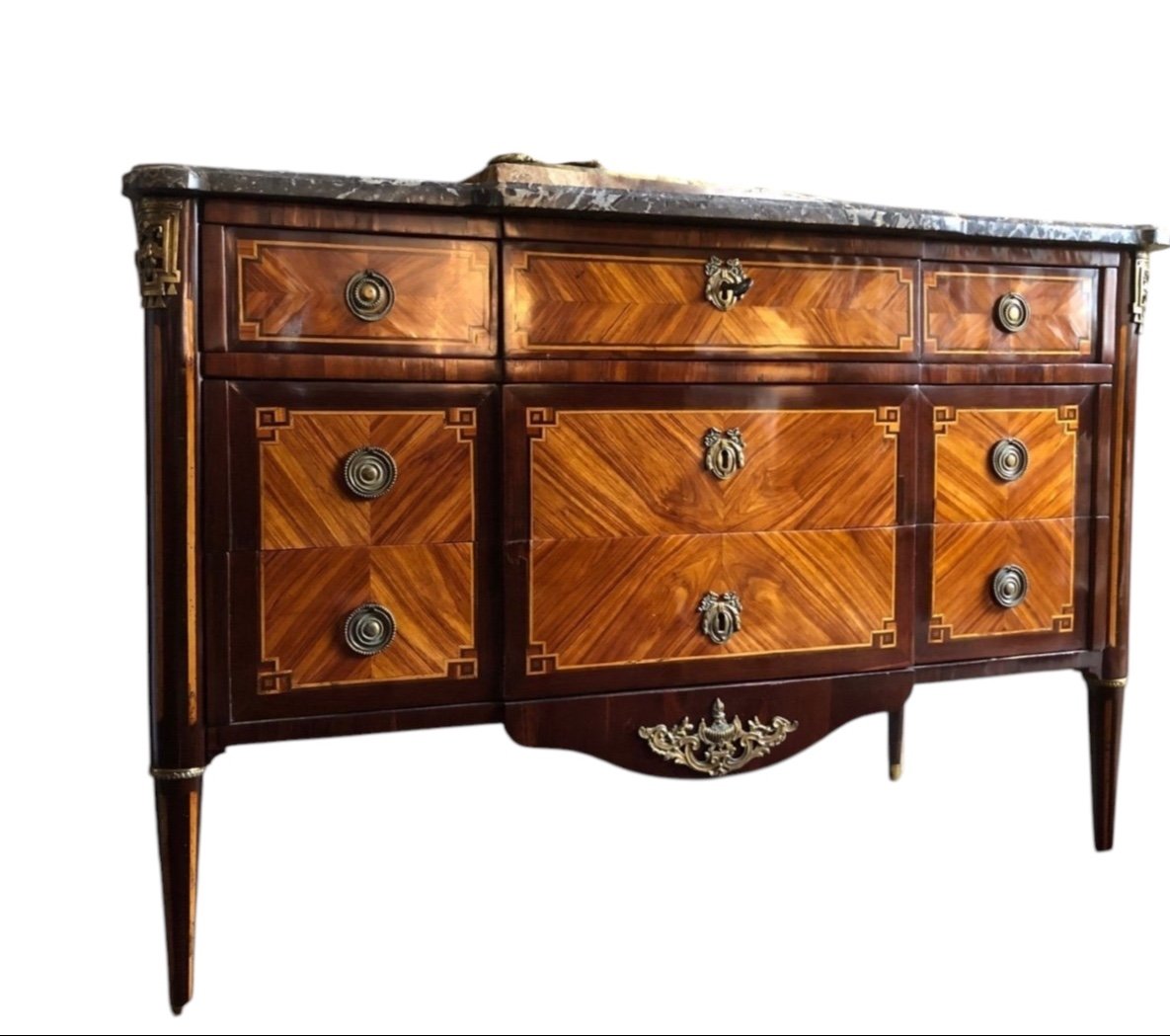 Louis XVI Chest Of Drawers Stamped J. Stumpff