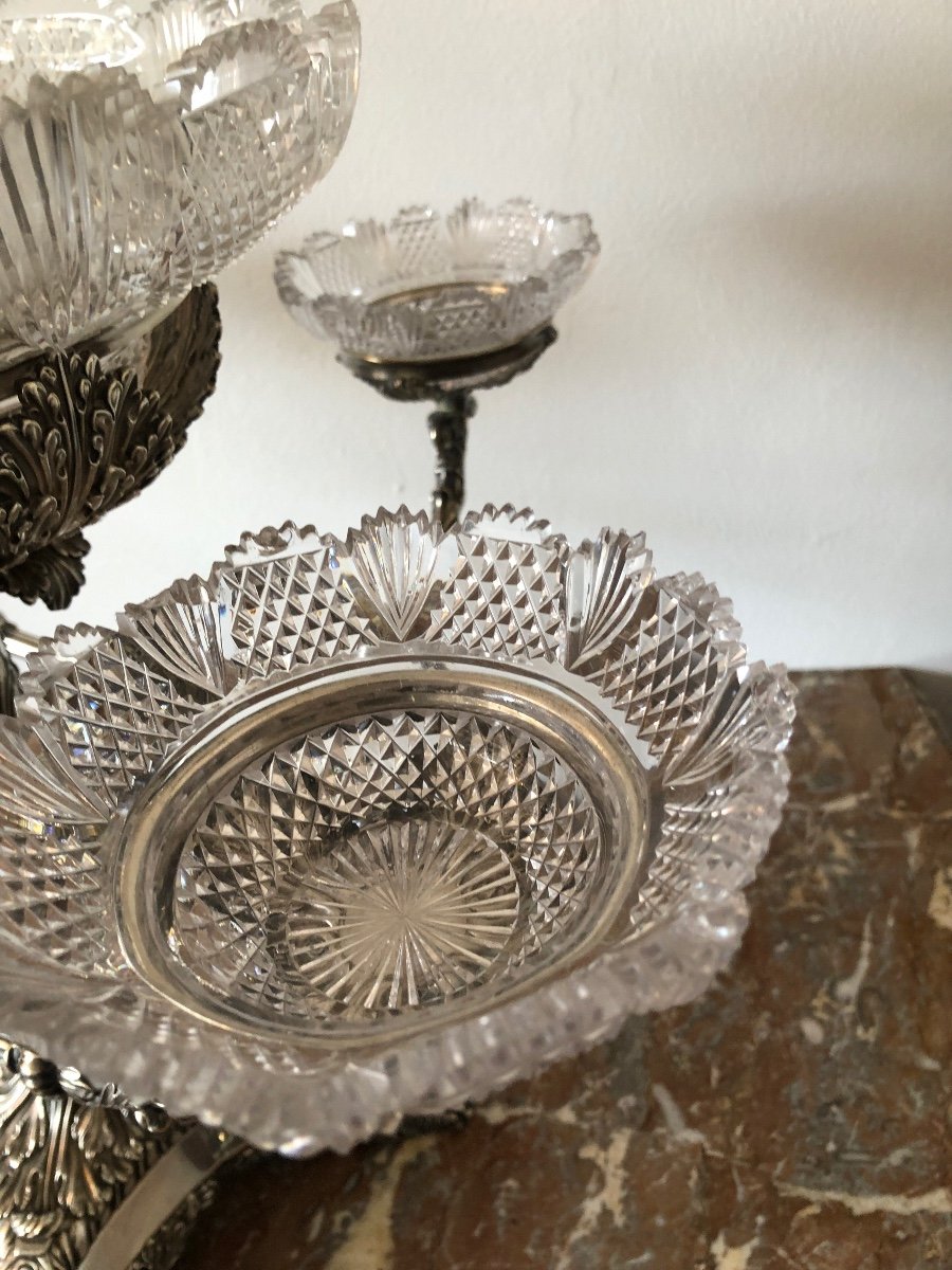 Centerpiece Epergne Sterling Silver-photo-4