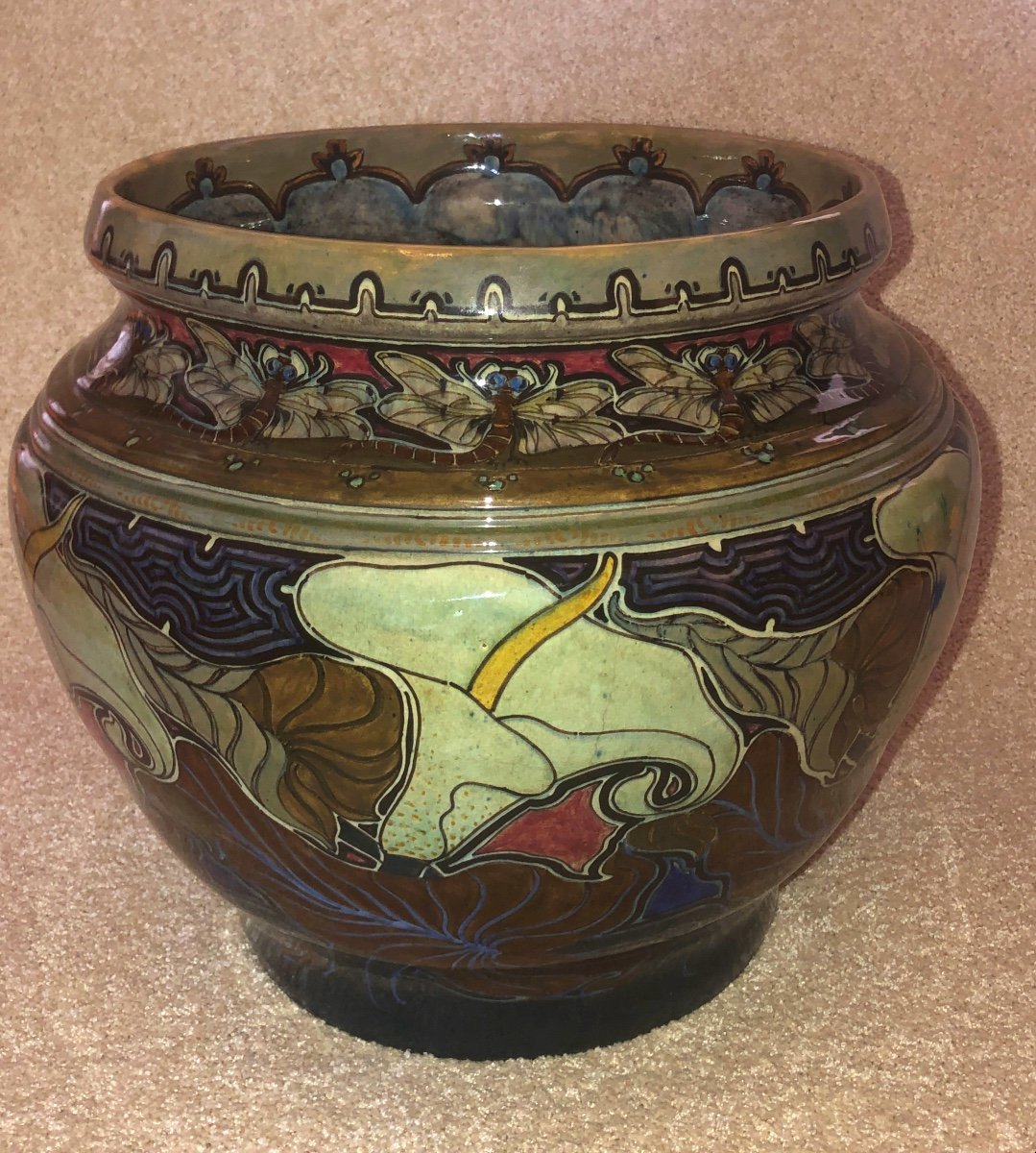 Cache Pot Art Nouveau