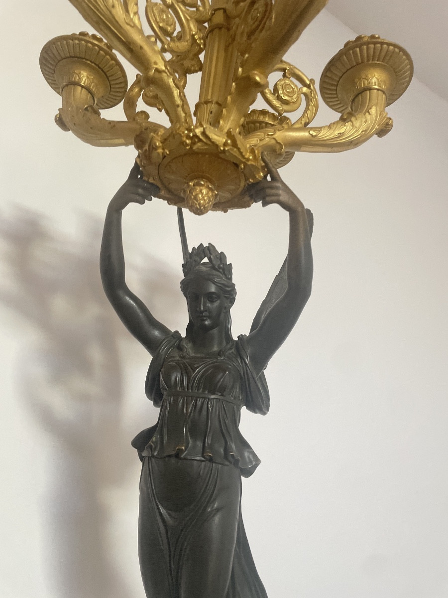 Of Gilt Bronze Candelabra -photo-3