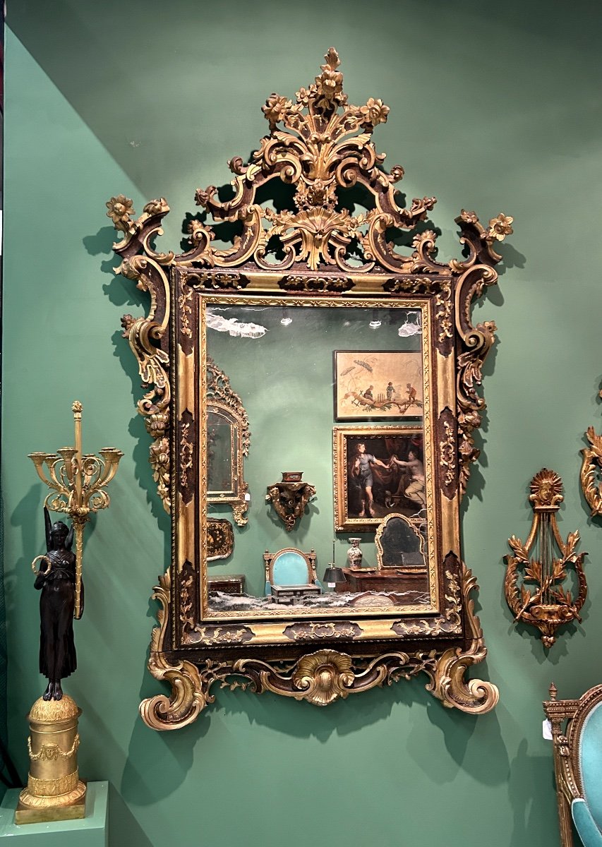 Grand Miroir 18ème Siècle 