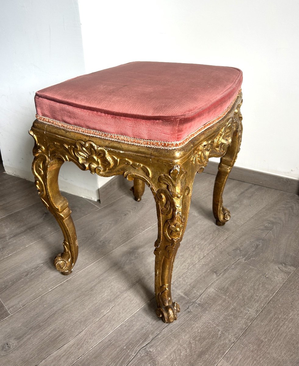 Pair Of 18th Century Stools - Italy-photo-2