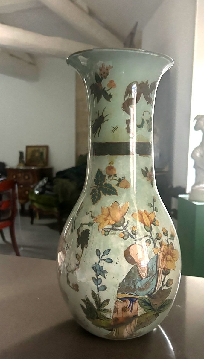 Vase en verre soufflé - Piémont -photo-1