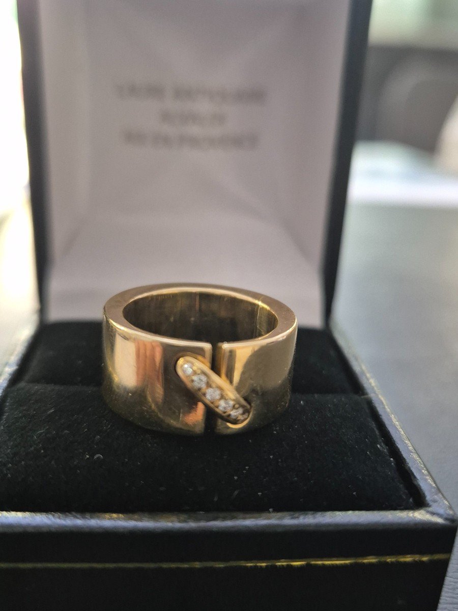 Chaumet Link Ring Yellow Gold 90s-photo-2