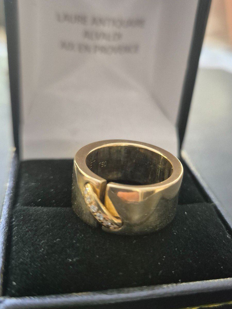 Chaumet Link Ring Yellow Gold 90s-photo-3