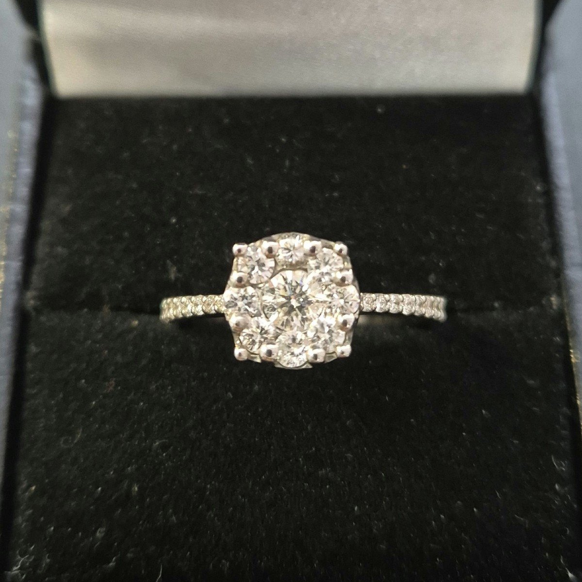 White Gold Diamond Solitaire Ring