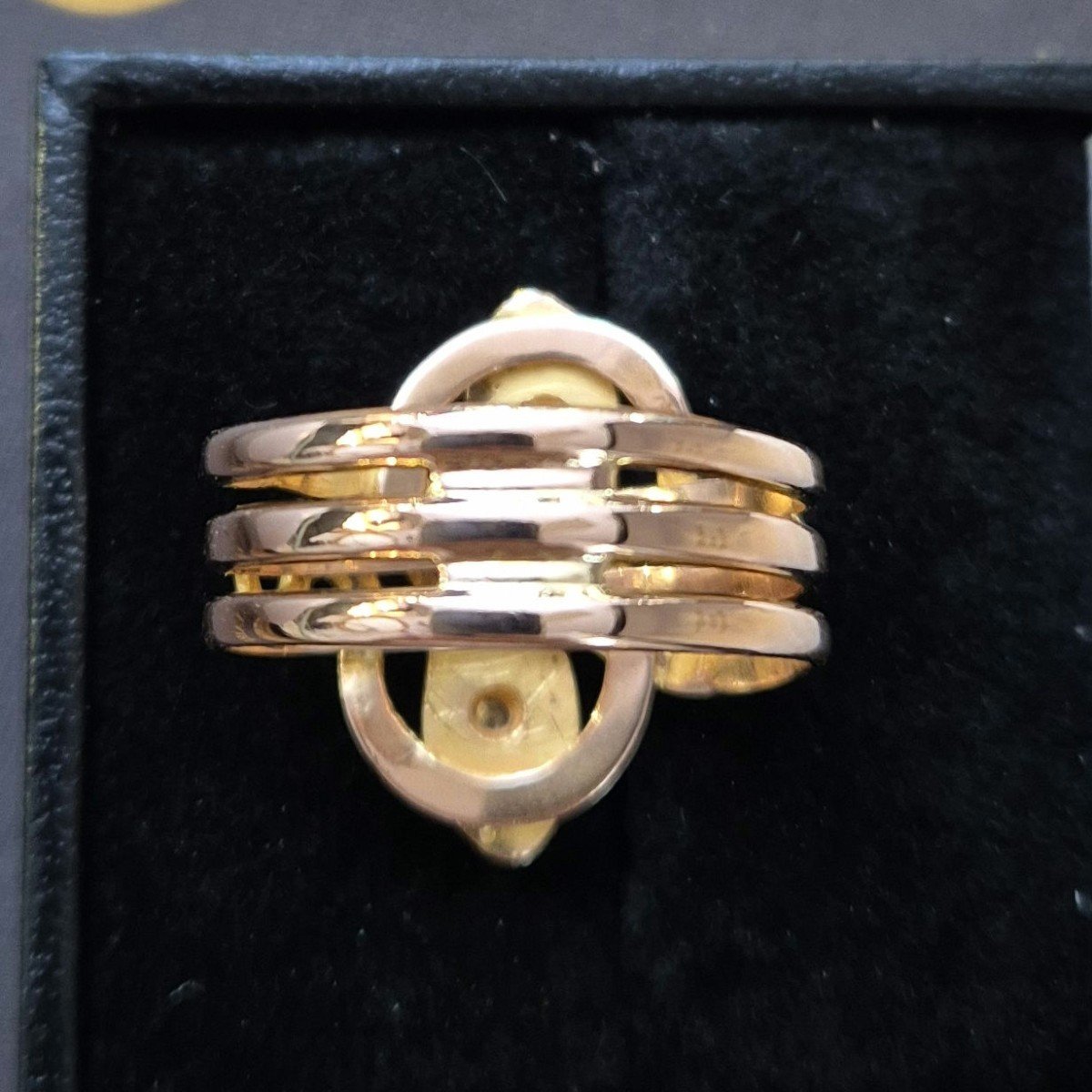 Rose Gold Diamond Serpents Ring-photo-4