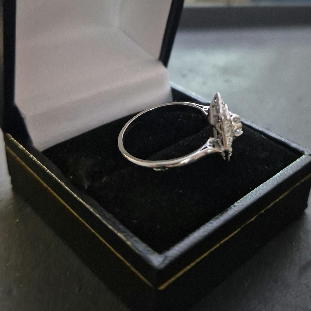 Art Deco Diamond Ring-photo-3