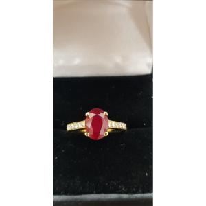 Ruby Diamond Ring