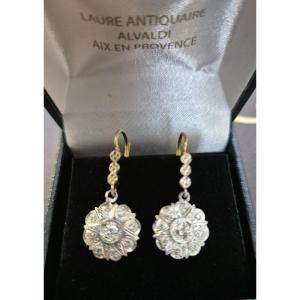 Diamond Sleeper Earrings