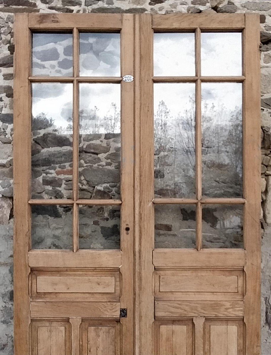 F̶o̶u̶r̶ Solid Glazed French Door XIXth Century  Atelier Orangerie Door-photo-1