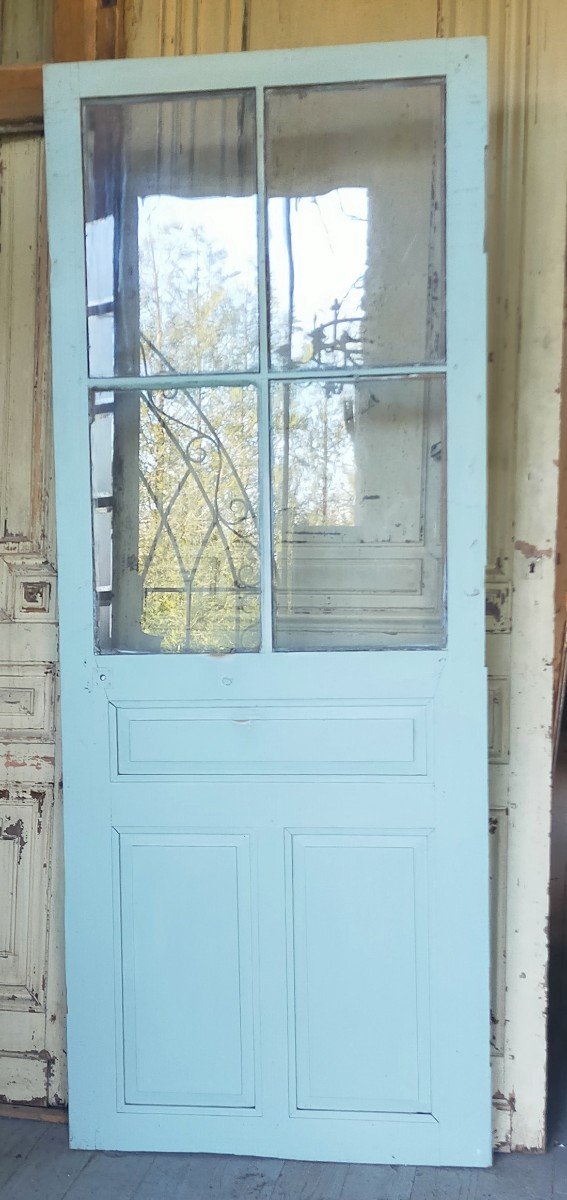 Old Glass Door With 4 Panes-photo-3