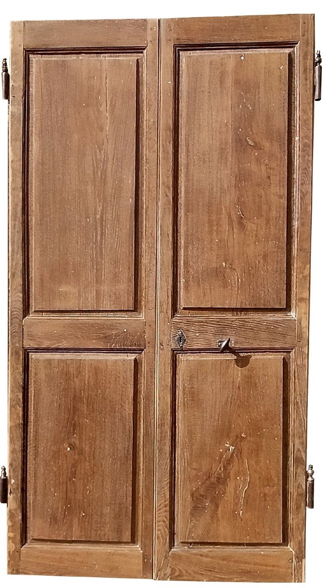 Double 18th Century Oak Cupboard Door