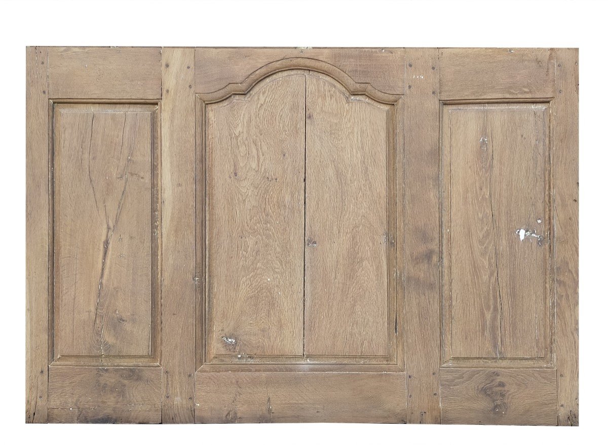 18th Century Woodwork Trumeau In Oak And Other Woodwork Old Doors