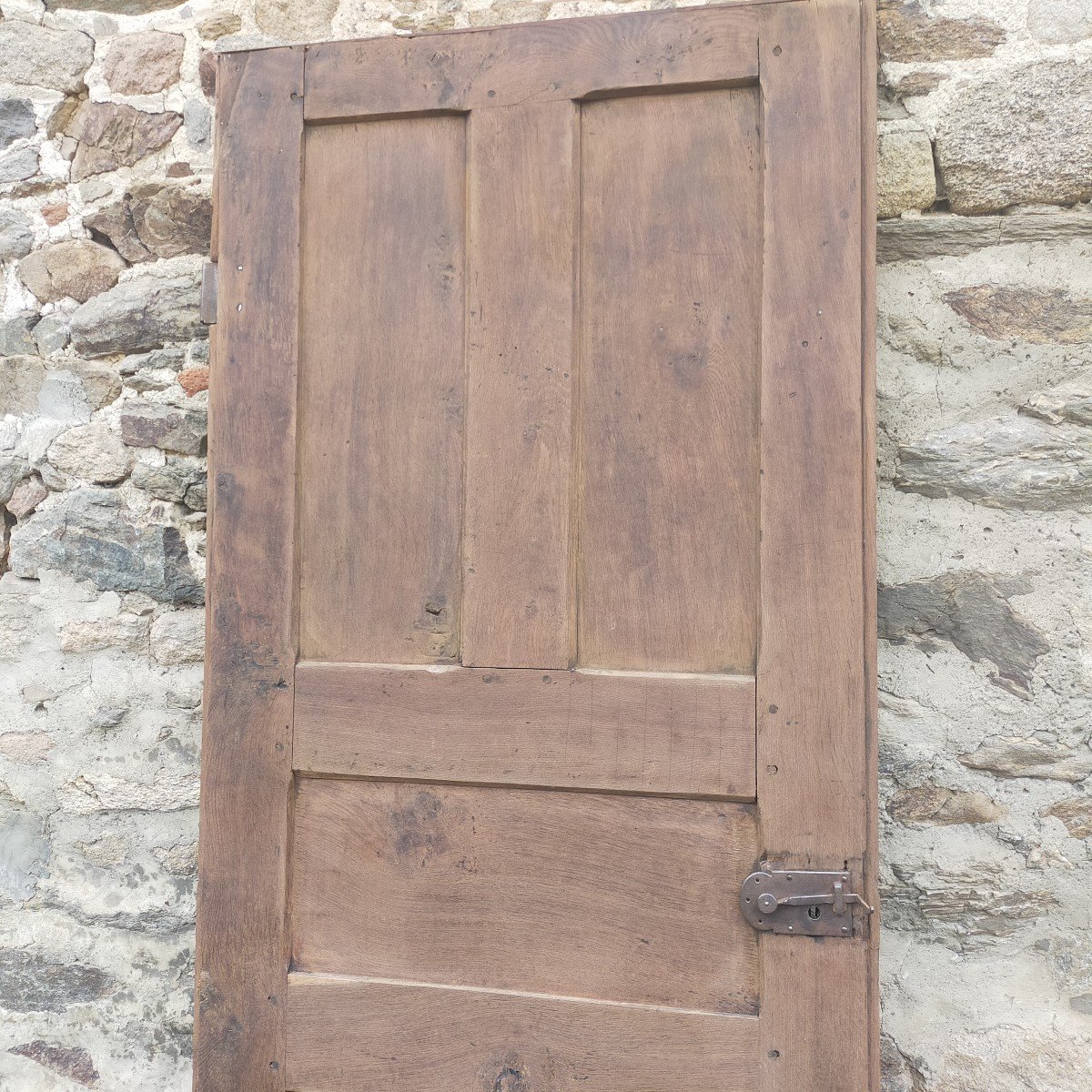 Porte Ancienne époque Louis XIV En Chêne Boiserie no1-photo-3