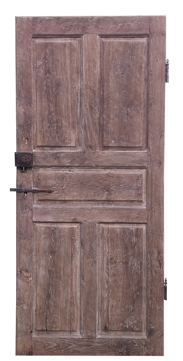 Antique Louis XIV Period Door In Oak Woodwork No.2 000