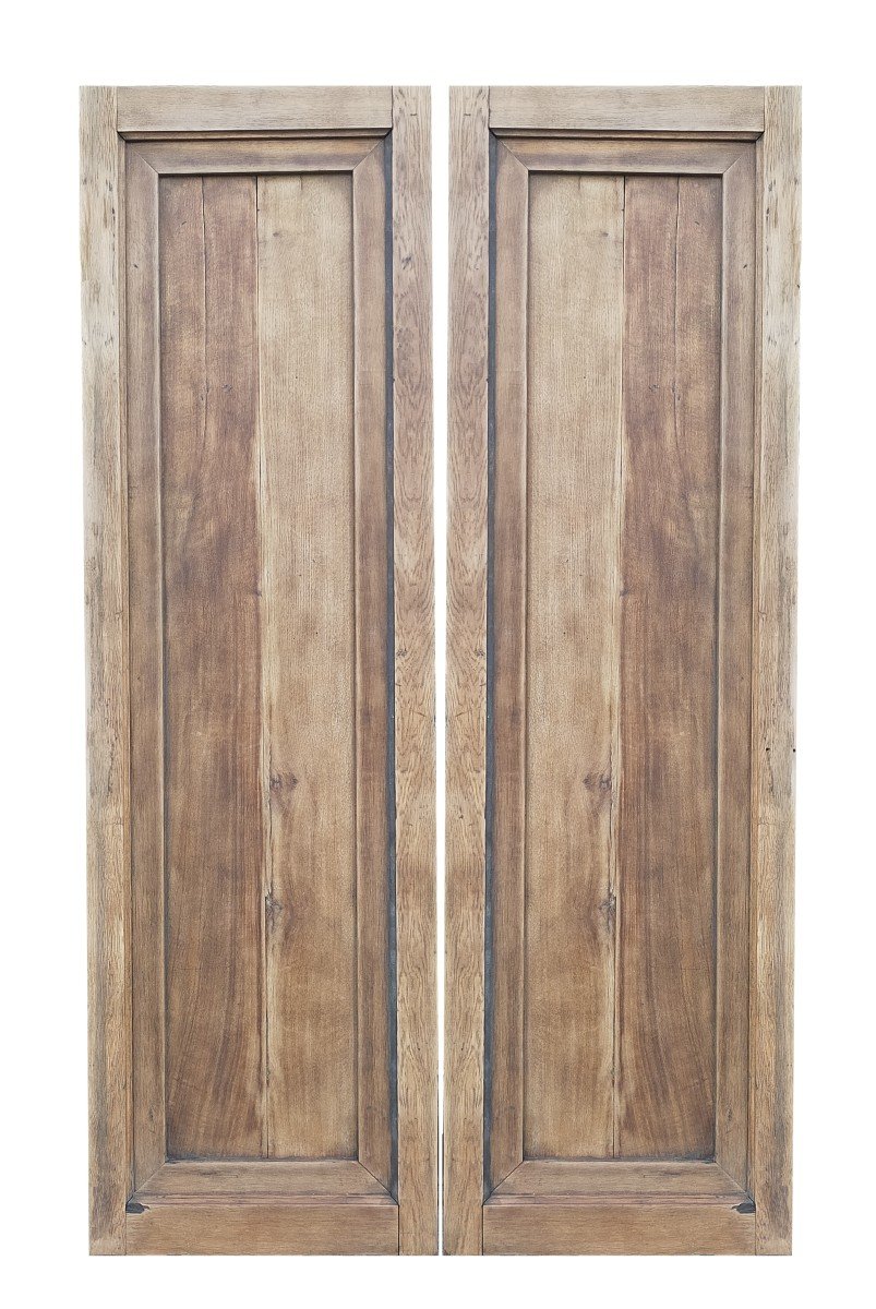 4 Oak Wood Panels For Table Top Console Door -photo-6