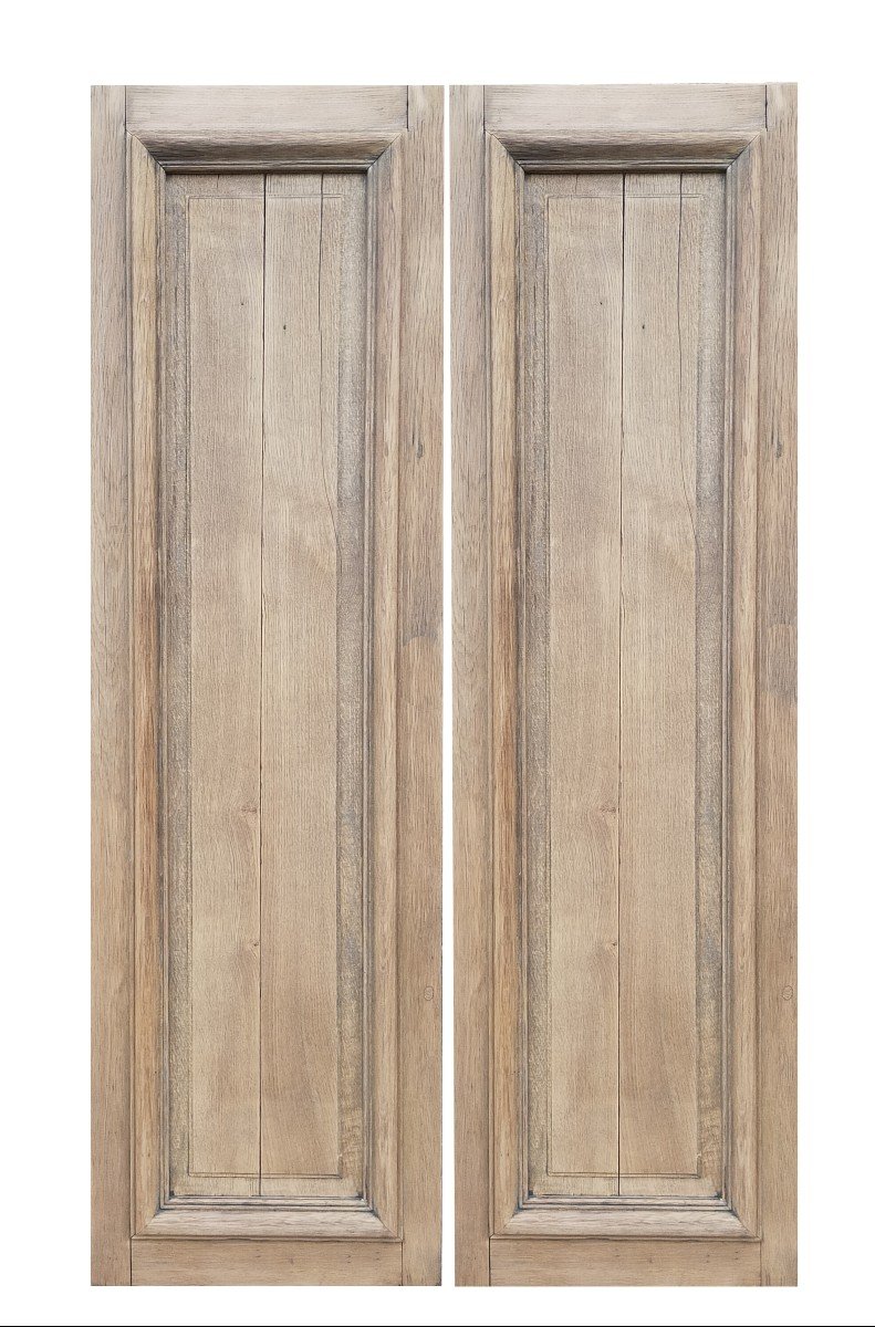 4 Oak Wood Panels For Table Top Console Door -photo-7