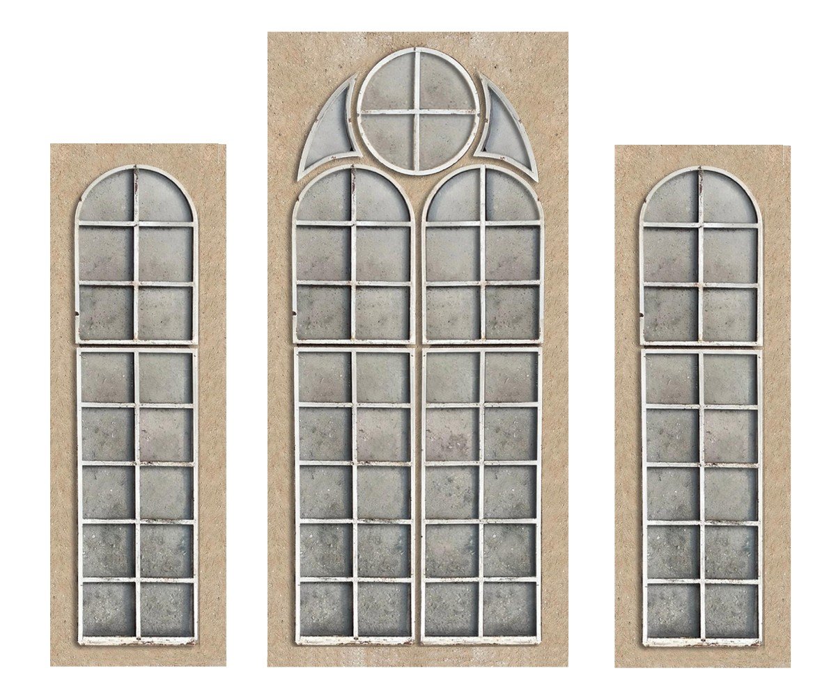 Old Arched Glass Windows Doors Windows Wrought Iron Workshop Industrial Loft-photo-4