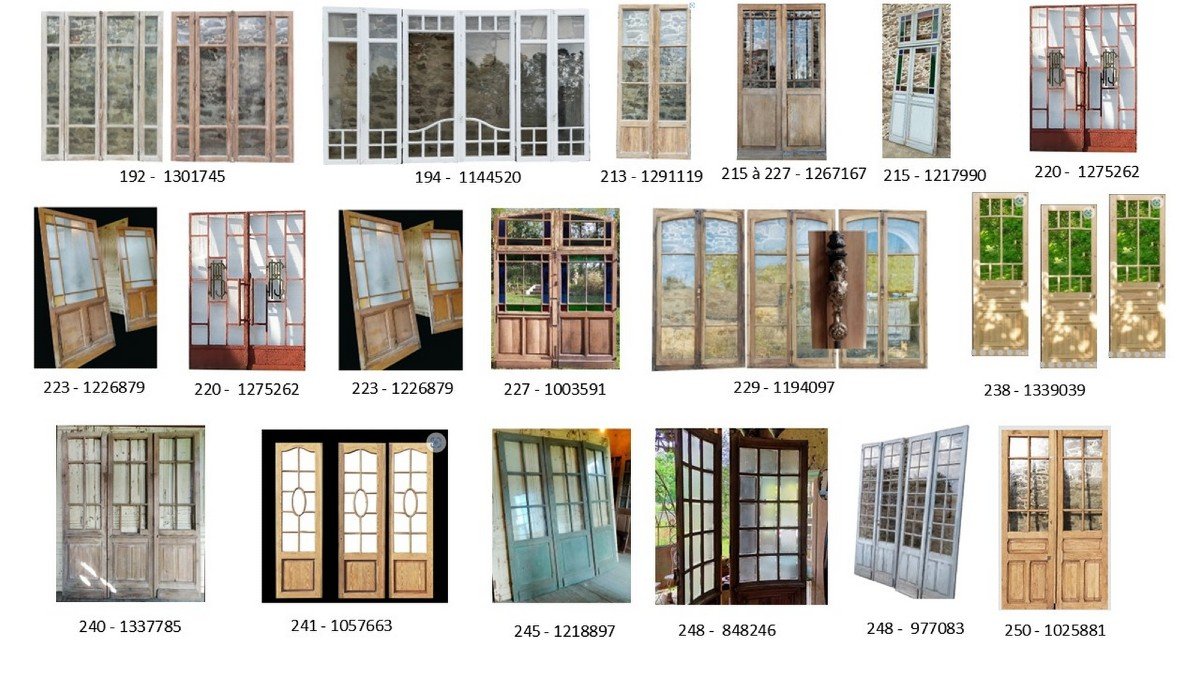 181 Decorative Glass Elements Old Windows Doors Transoms Bull's Eyes-photo-3