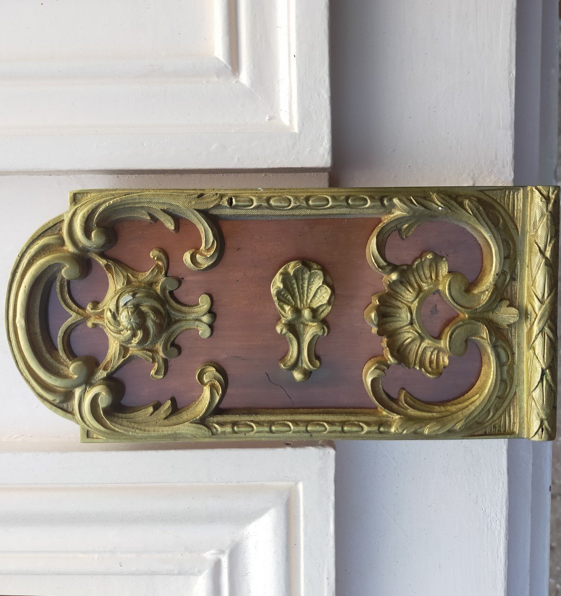 Two 19th Century Double Doors From The Haussmann Period Equipped With Stamped Ironwork-photo-3