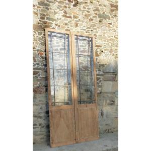 Antique Double Glass Door From Workshop Store Boutique Deco