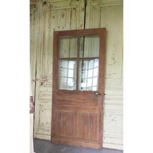 Old Oak Door With Its Frame Good Quality