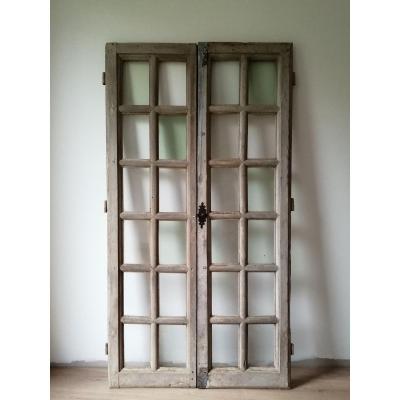 Old Oak Window XVII Door Showcase Library Doors