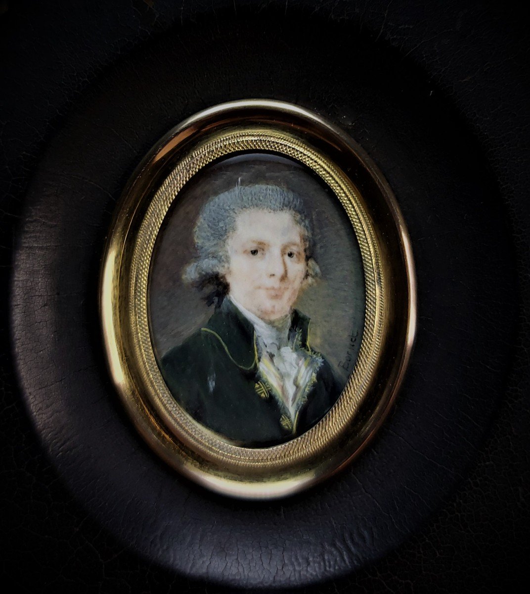 Portrait Of A Man In Bust 18th Century-photo-5