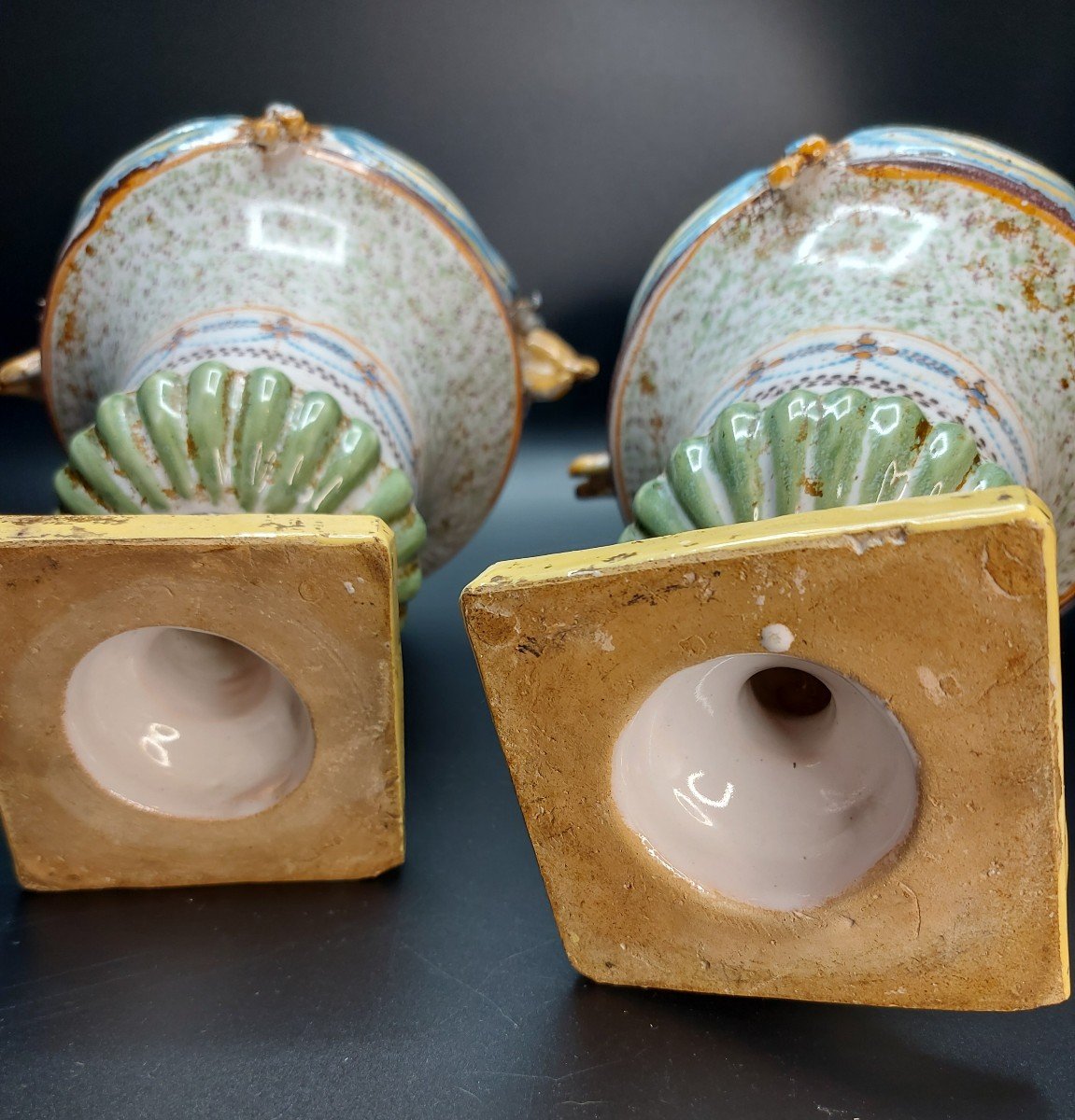 Covered Pots In Earthenware South Of France Late 18th Century-photo-1