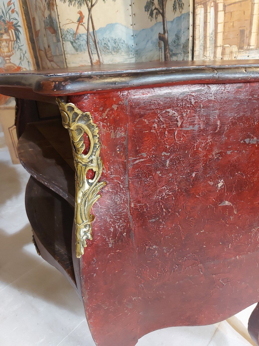 18th Century Louis XV Painted Commode-photo-3