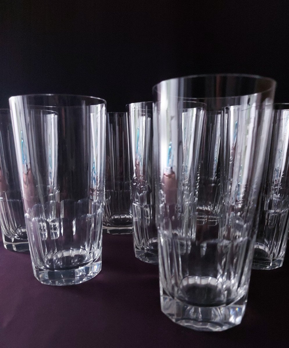 Verres Cristal De Bayel 8 Pièces-photo-4